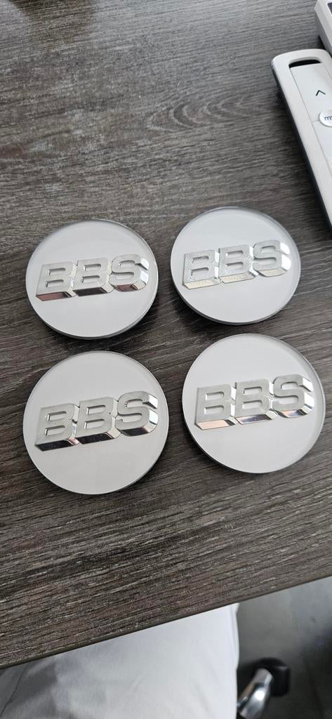 BBS naafdeksels 70mm origineel wit/zilver 3D, Ophalen of Verzenden