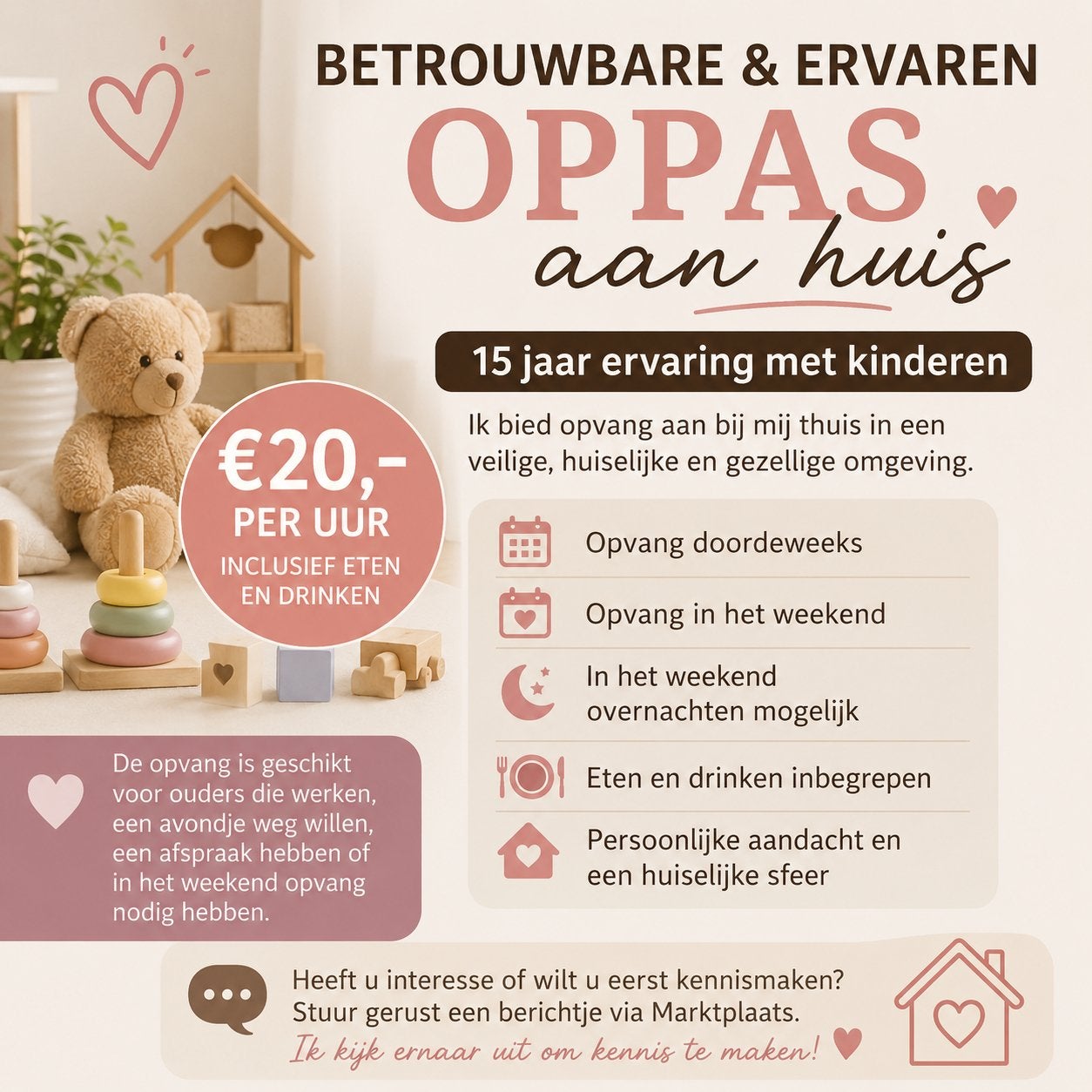 Oppaswerk amsterdam, Overige vormen