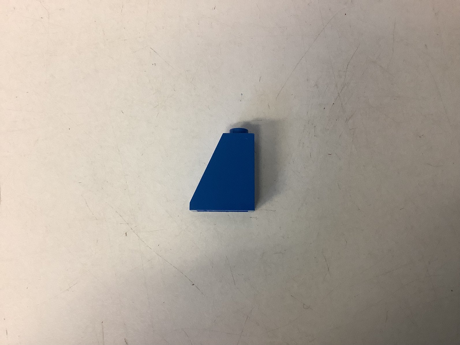 Lego dakpan 65 2x1x2 blauw, Ophalen of Verzenden, Gebruikt, Losse stenen, Lego