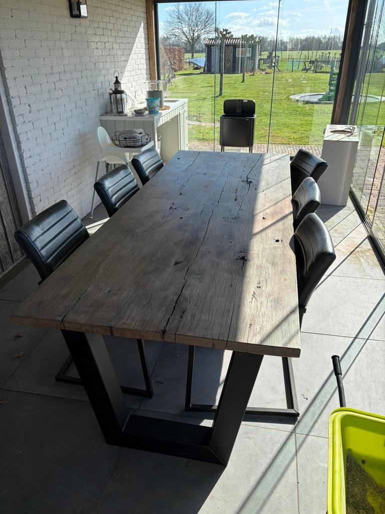 Eet tafel wagon hout, Ophalen of Verzenden