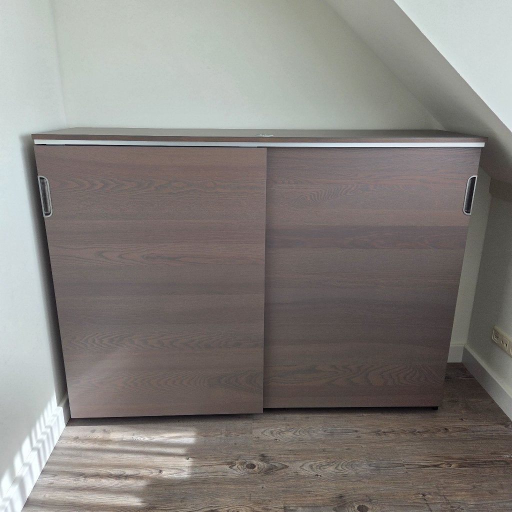 Ikea kantoor kast Galant, Ophalen, 100 tot 150 cm, 150 tot 200 cm, Meerdere deuren