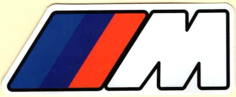BMW M logo sticker #7, Verzenden