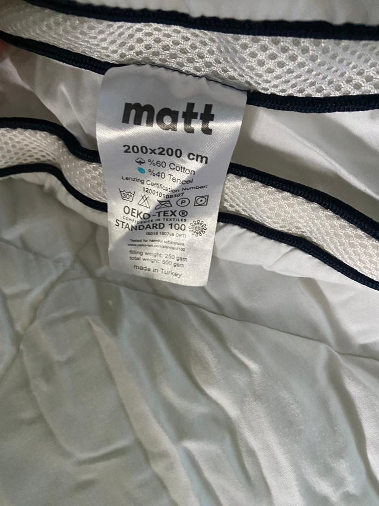Dekbek Matt Sleeps, Ophalen, Gebruikt, Wit, Tweepersoons