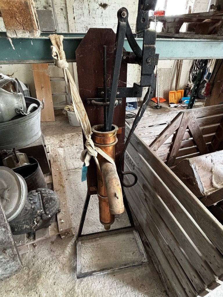 Koperen zwengel/hand waterpomp, Ophalen, Gebruikt, Handmatig, Overige typen