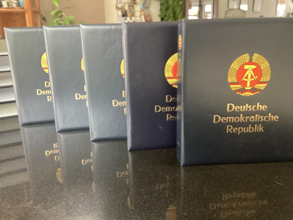 DDR in 5 luxe DAVO albums, Ophalen of Verzenden, Buitenland