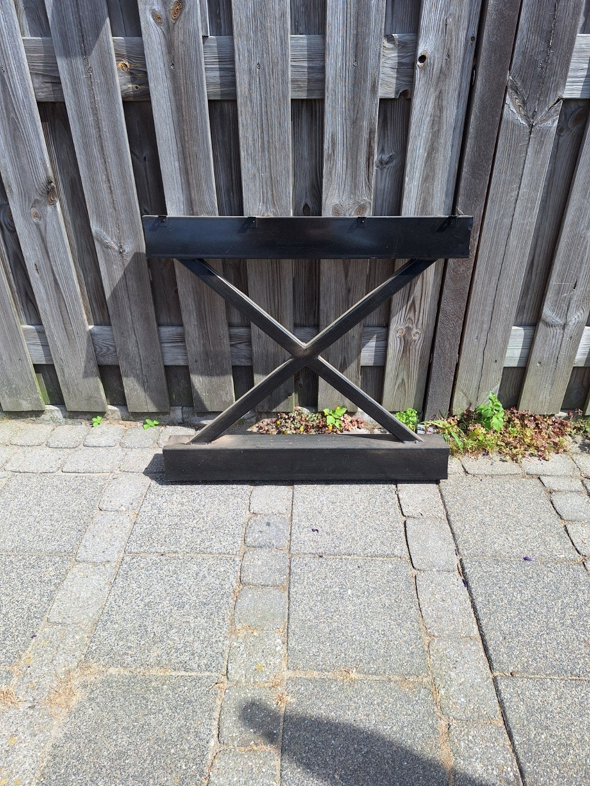 Tafelpoten, Tuin en Terras, Picknicktafels, Ophalen, Zo goed als nieuw, Rechthoekig, Staal