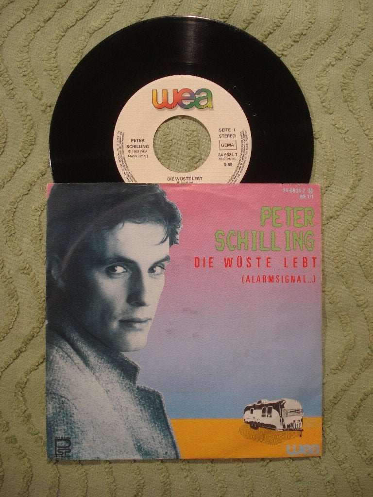 Peter Schilling 7" Vinyl Single: Die Wüste lebt (Duitsland), Ophalen of Verzenden, Gebruikt, 7 inch, Pop