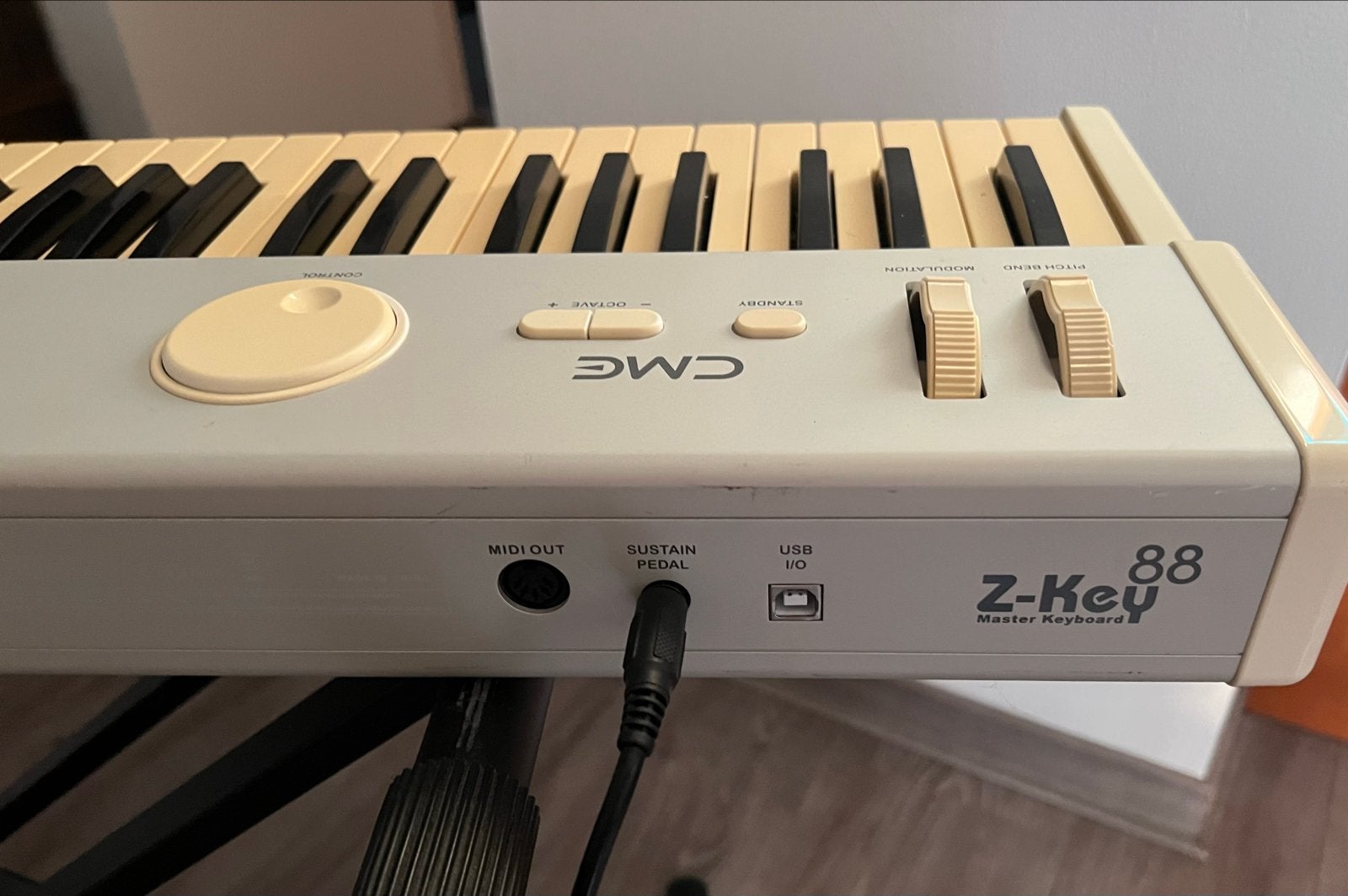 CME Z-Key 88 MIDI Master Keyboard, Gebruikt, 88 toetsen, Aanslaggevoelig, Ophalen