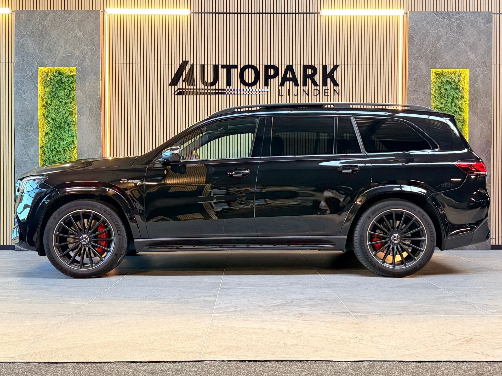 Mercedes-Benz GLS AMG 63 4MATIC+ Premium Plus PANO|BURMESTER, Auto's, Gebruikt, 7 stoelen, Zwart, Leder