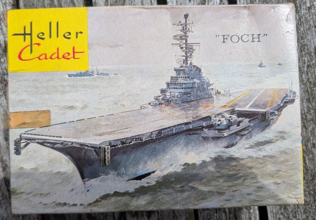 Bouwdoos Heller cadet Vliegdekschip Foch, Hobby en Vrije tijd, Modelbouw | Boten en Schepen, Ophalen of Verzenden, Nieuw, 1:200 of kleiner