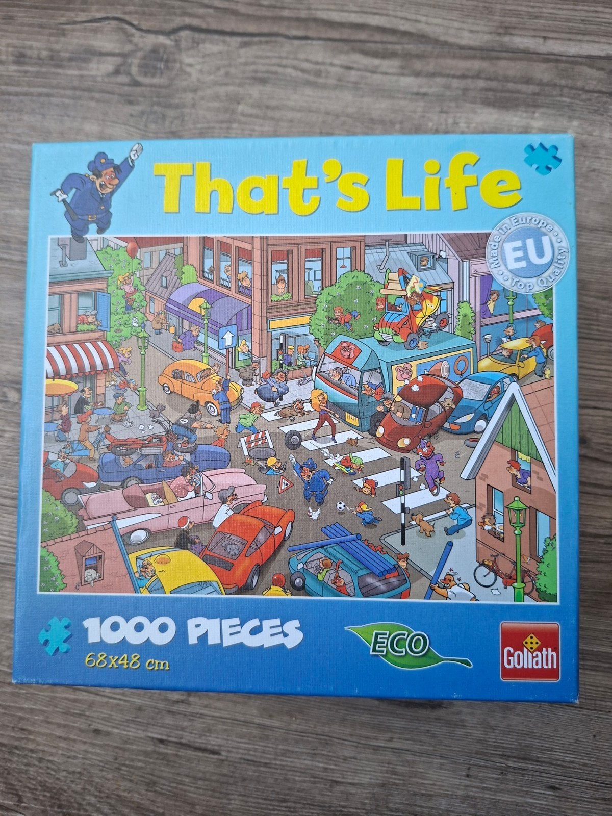 That's life puzzel, Hobby en Vrije tijd, Denksport en Puzzels, Ophalen of Verzenden, 500 t/m 1500 stukjes, Zo goed als nieuw