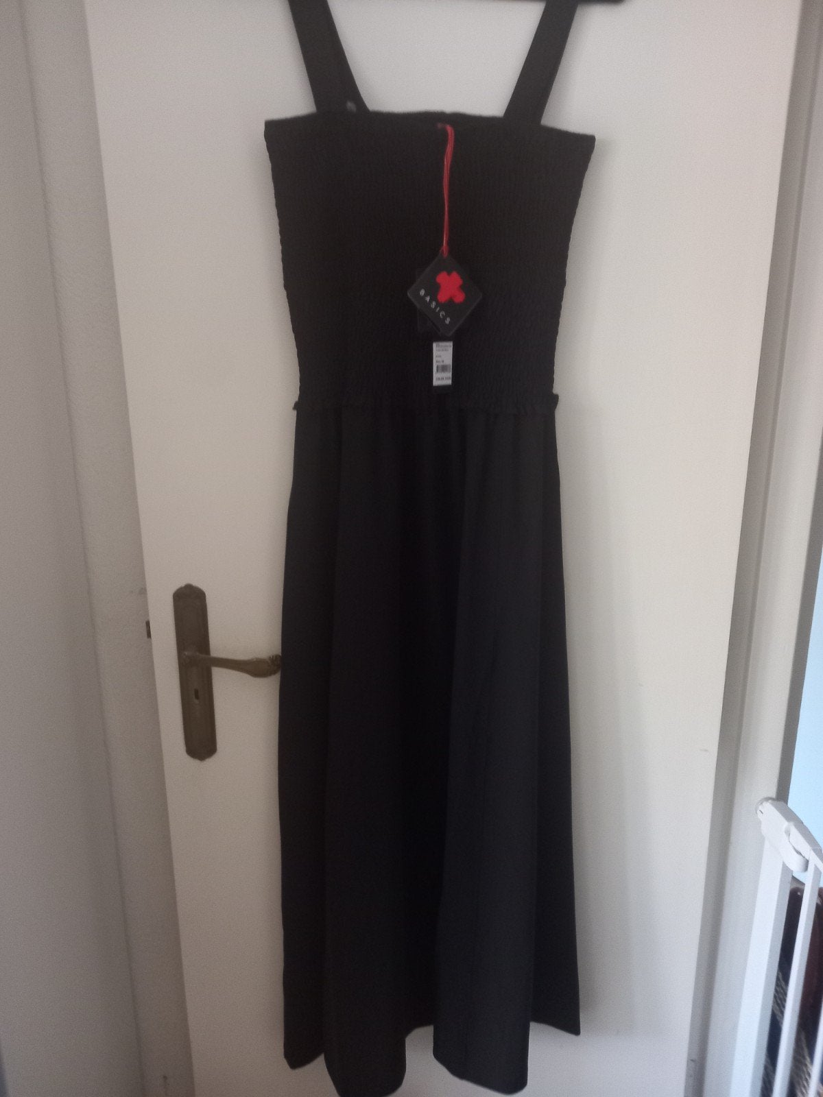 Strapless jurk maat 46.plus basics, Kleding | Dames, Grote Maten, Ophalen of Verzenden, Nieuw, Zwart, Jurk