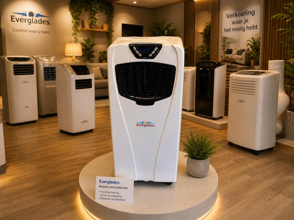 Everglades EV9045 mobile Airco Direct/Leverbaar, Ophalen, Gebruikt, Minder dan 60 m³, Timer
