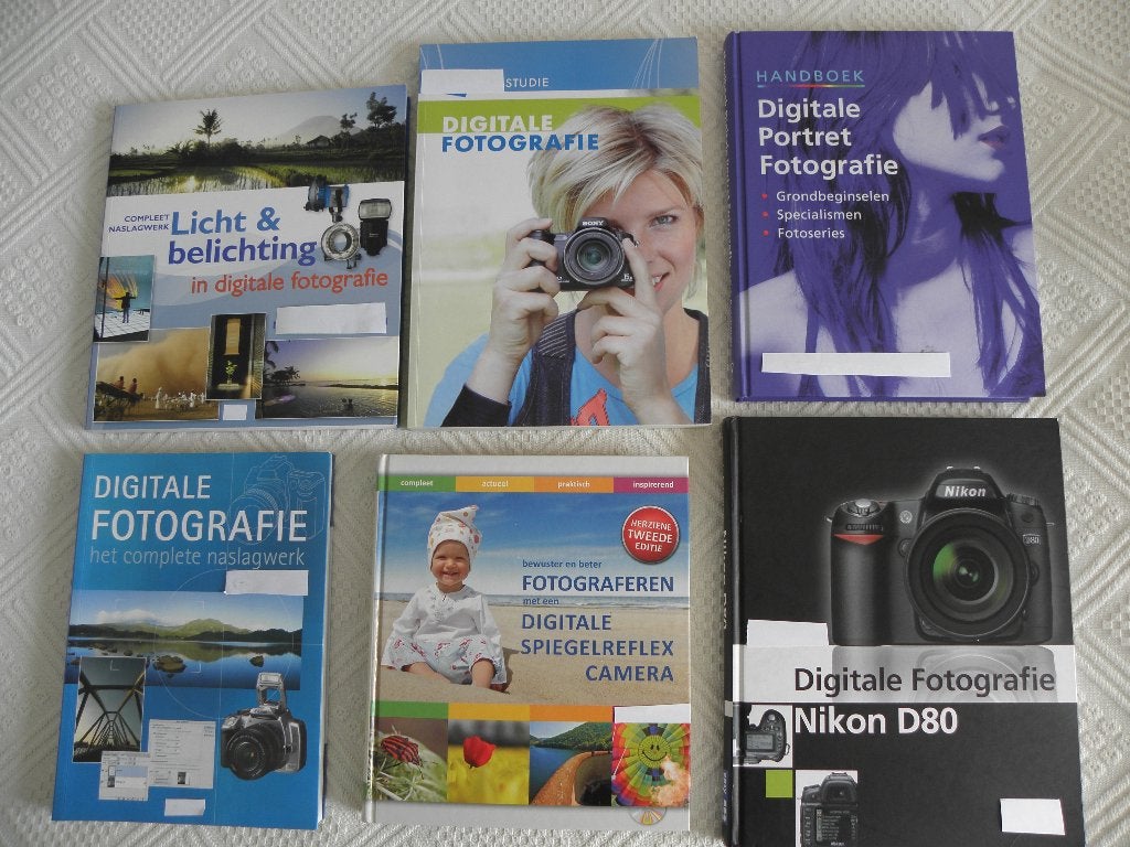 6 x Fotografie boeken Nikon Freeman Pieter Dhaeze + cursus, Ophalen of Verzenden, Zo goed als nieuw, Fotografie algemeen