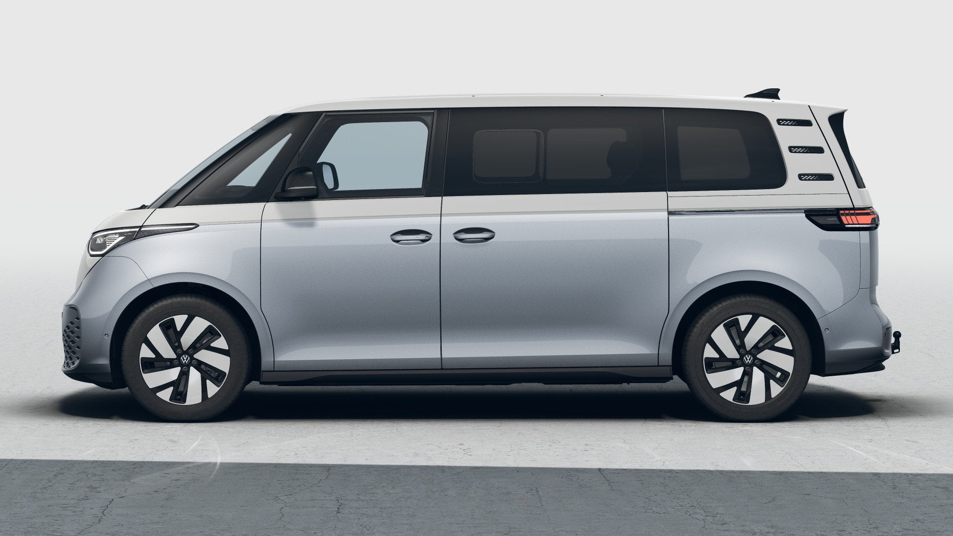 Volkswagen ID. Buzz Pro Bulli Limited Edition 286pk 86 kWh L, Auto's, 12 maanden, Achterwielaandrijving, Zwart, 7 stoelen