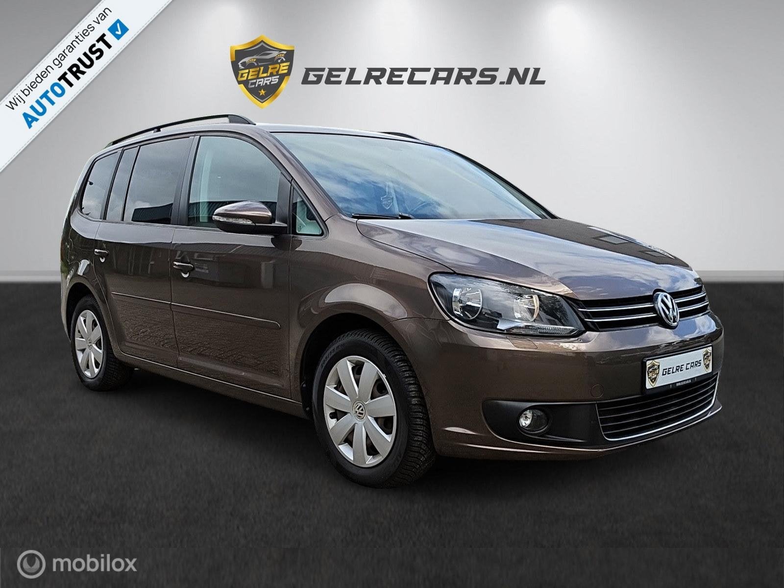 Volkswagen Touran 1.4 TSI Edition 7 persoons TOPSTAAT, Auto's, Voorwielaandrijving, Zwart, 4 cilinders, Bruin