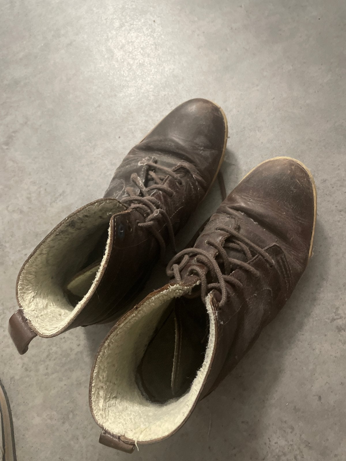 Pantofola d'Oro bruine leren boots - maat 42, Ophalen of Verzenden, Gedragen, Bruin, Boots
