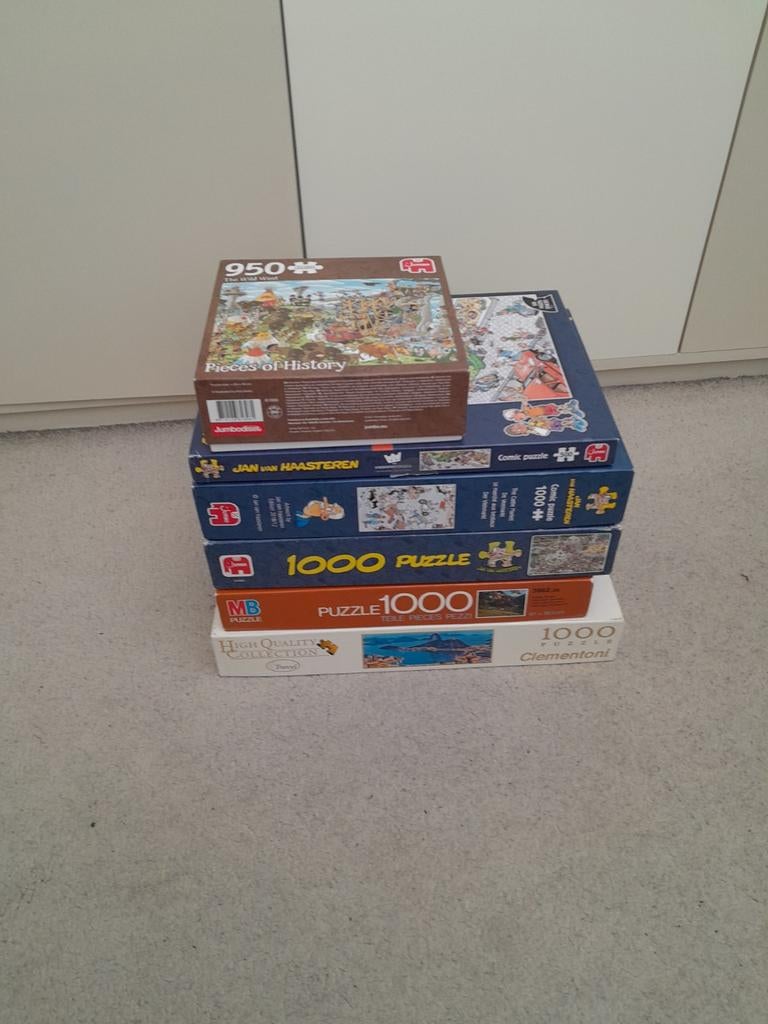 Legpuzzels, Hobby en Vrije tijd, Denksport en Puzzels, Ophalen, 500 t/m 1500 stukjes, Zo goed als nieuw