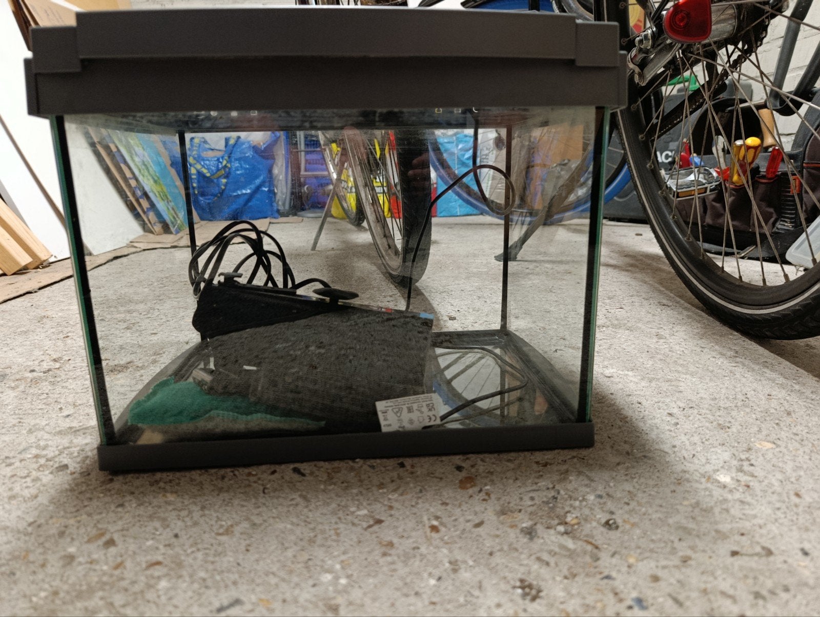 Tetra AquaArt 30 liter, Ophalen, Gebruikt, Leeg aquarium, Tetra