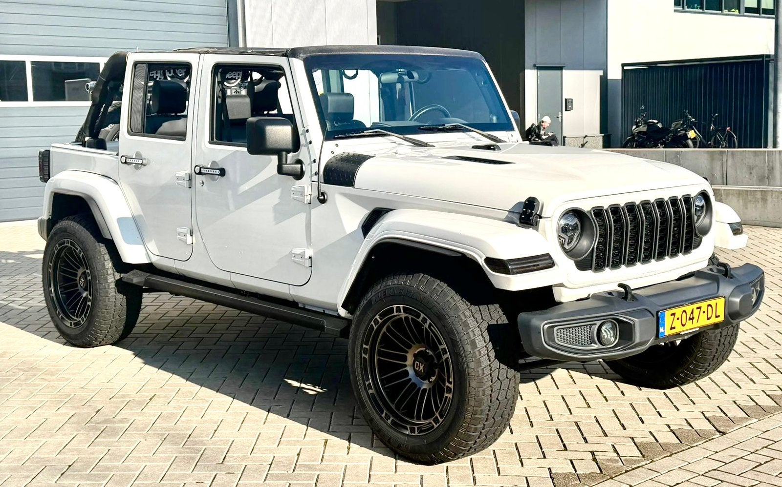 ‼️GERESERVEERD ‼️JEEP WRANGLER JK 3.8 V6 YOUNGTIMER‼️, Auto's, Jeep, Automaat, 2350 kg, Wit, Leder