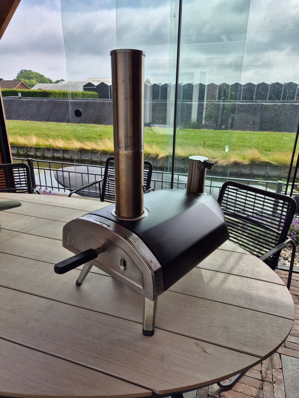 Ooni pizza oven op houtpallet korrels, Ophalen, Gebruikt, Ooni fyra 12