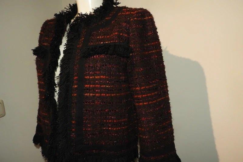 Kate Spade dikker jasje ruwe afwerking ruiten Winters 6/S, Verzenden, Zo goed als nieuw, Jasje, Kade Spade