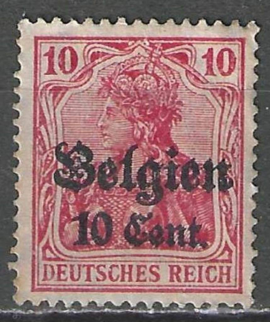 Belgie Duitse bezetting 1916/1918 - Yvert/OBP 14 - Cent (ZG), Verzenden, Postfris