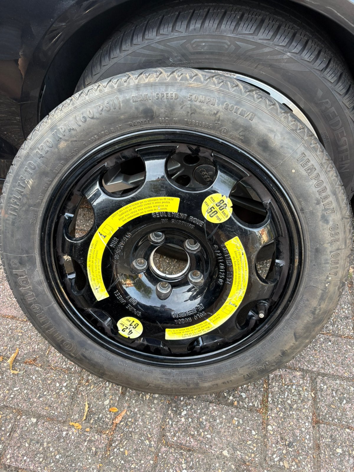 Audi 17 inch reservewiel, Ophalen, Zo goed als nieuw