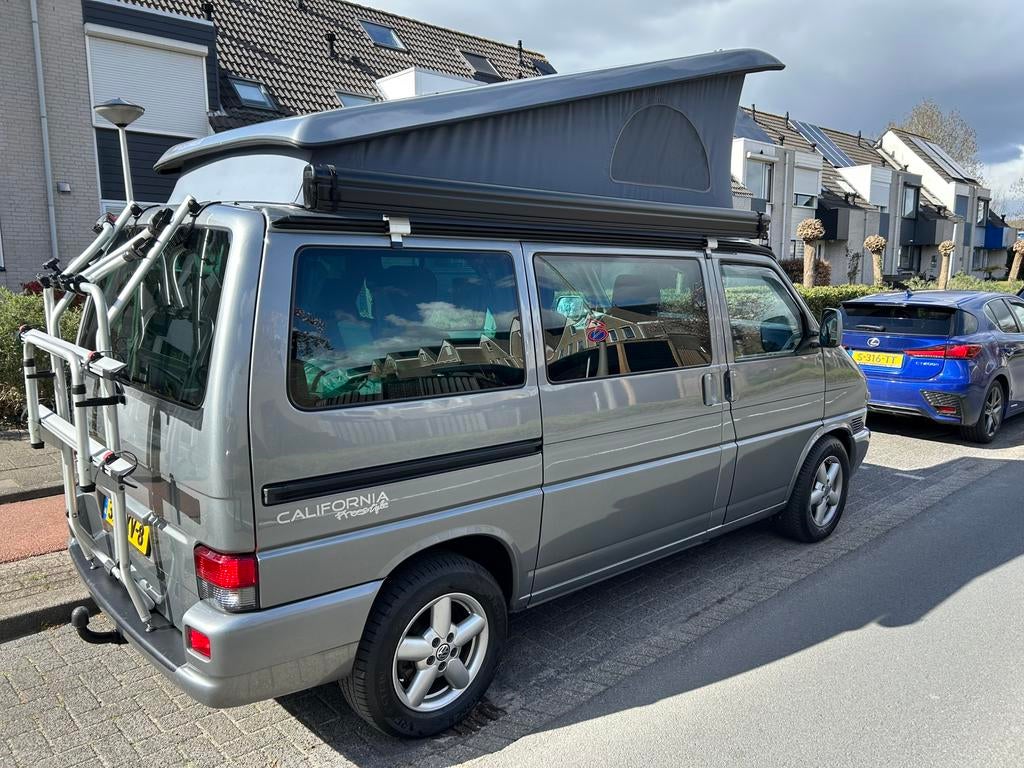 Volkswagen T4 camper org. California Freestyle 2003 - 151pk, Caravans en Kamperen, Buscamper of Camperbus, Volkswagen, Treinzit