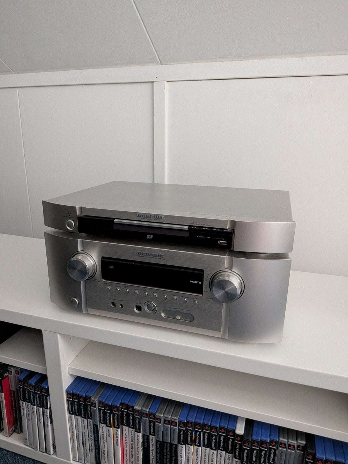 Marantz SR5003 AV Receiver met DVD speler en Jamo speakers, Overige merken, Ophalen of Verzenden, Dvd-speler, Gebruikt