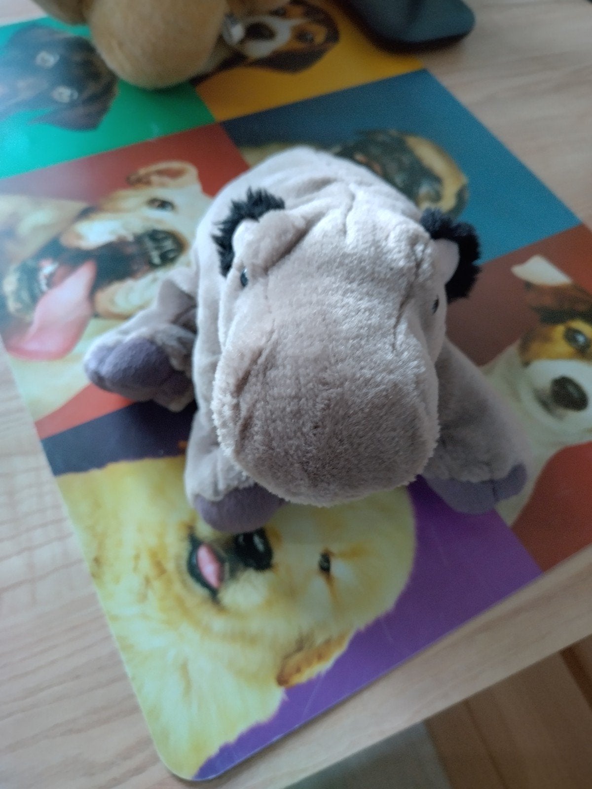 Schattig nijlpaard knuffel - Zo goed als nieuw, Overige merken, Overige karakters, Overige typen, Grijs