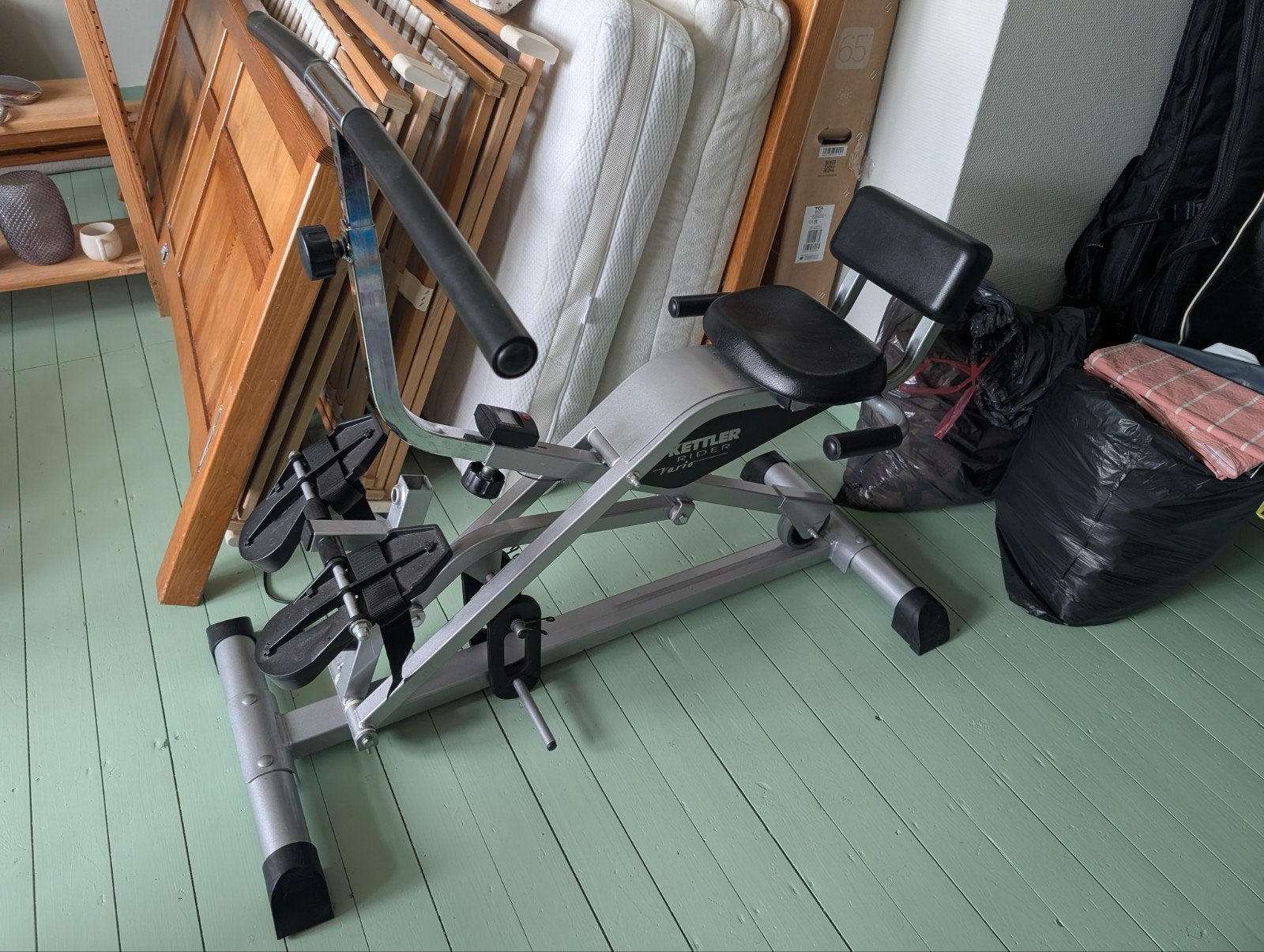 Kettler Rider Vario Roeiapparaat - Fitness Roeitrainer, Ophalen, Benen, Gebruikt, Metaal