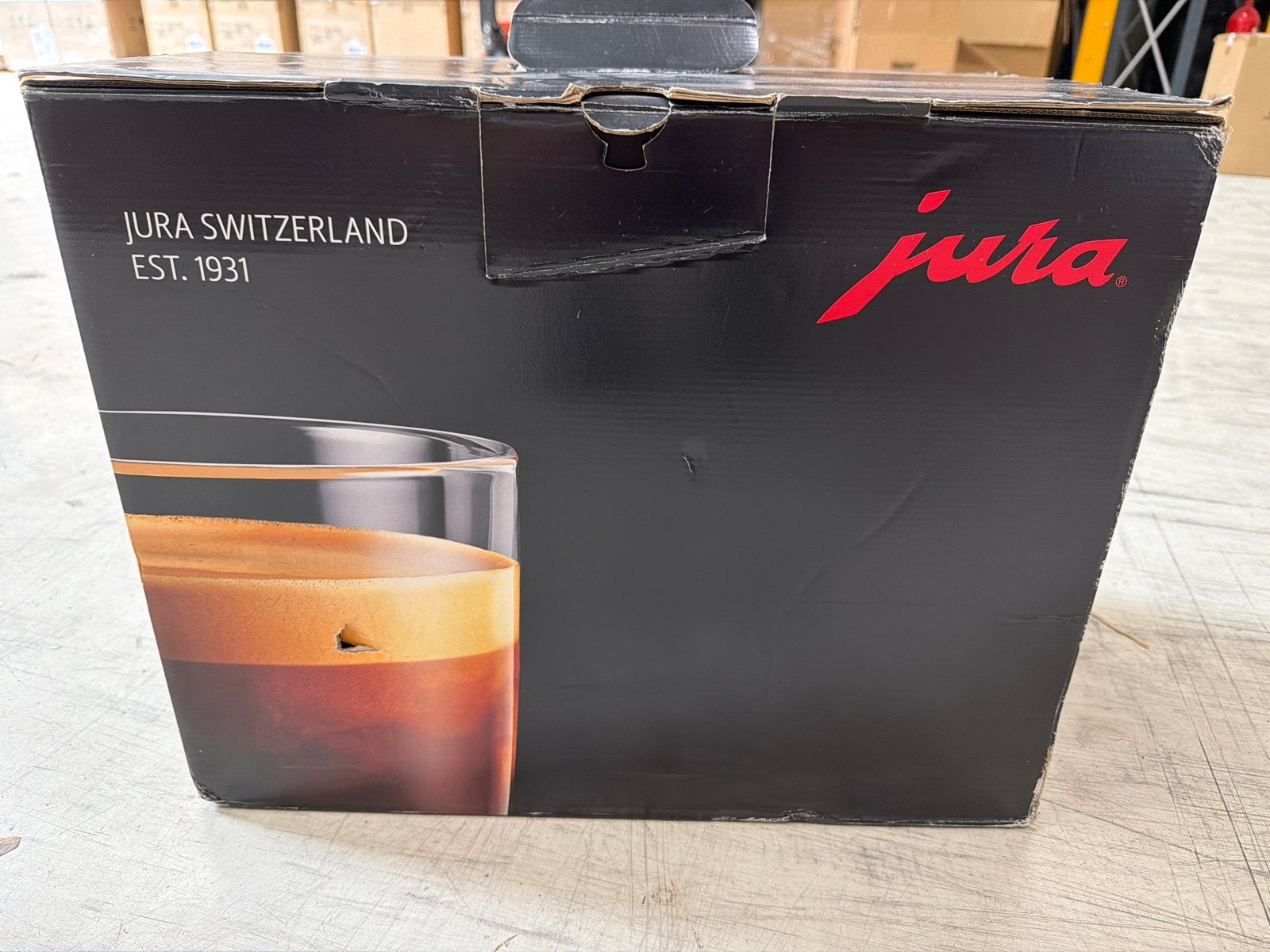Jura C8 (EA) Piano Black Koffiemachine - Nieuw in doos, 10 kopjes of meer, Koffiemachine, Nieuw, Koffiebonen