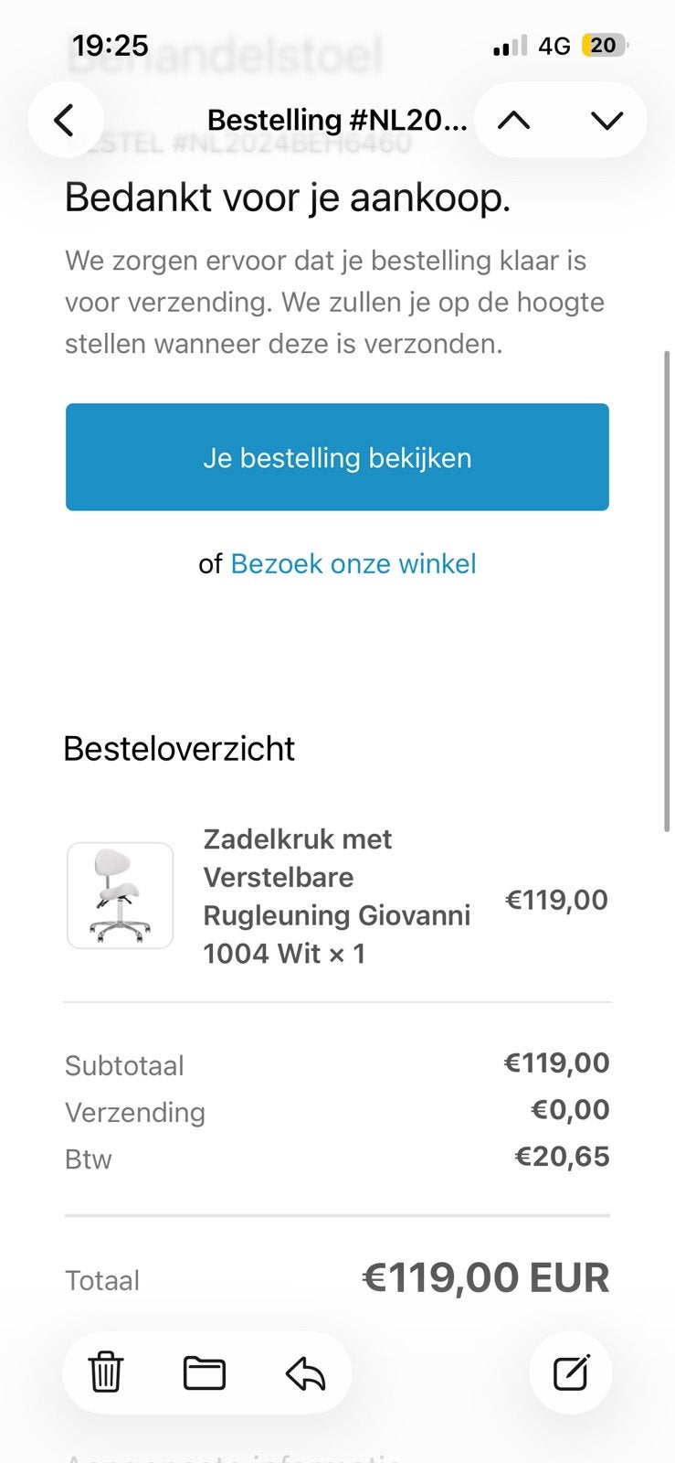 Zadelzit kruk, Ophalen, In hoogte verstelbaar, Nieuw, Overige materialen