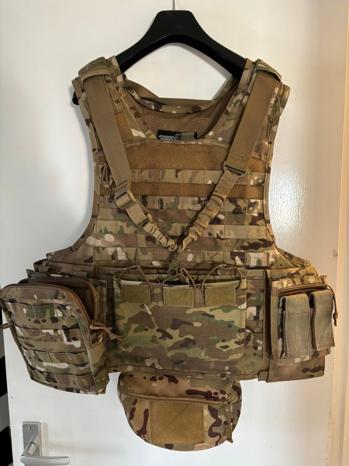 Invadergear plate carrier airsoft, Ophalen, Zo goed als nieuw