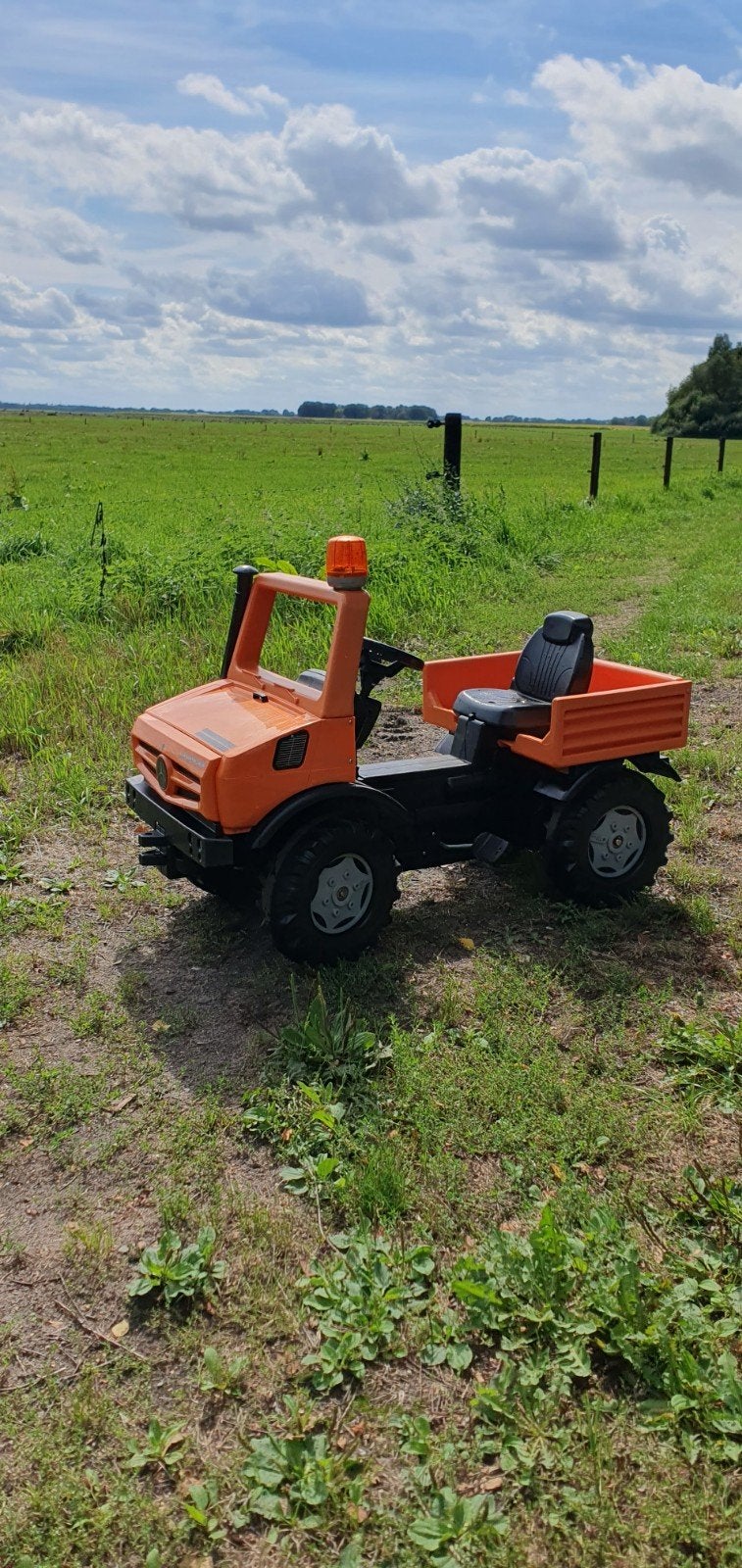 Rolly Toy Unimog trapauto, Ophalen, Gebruikt, Trapvoertuig