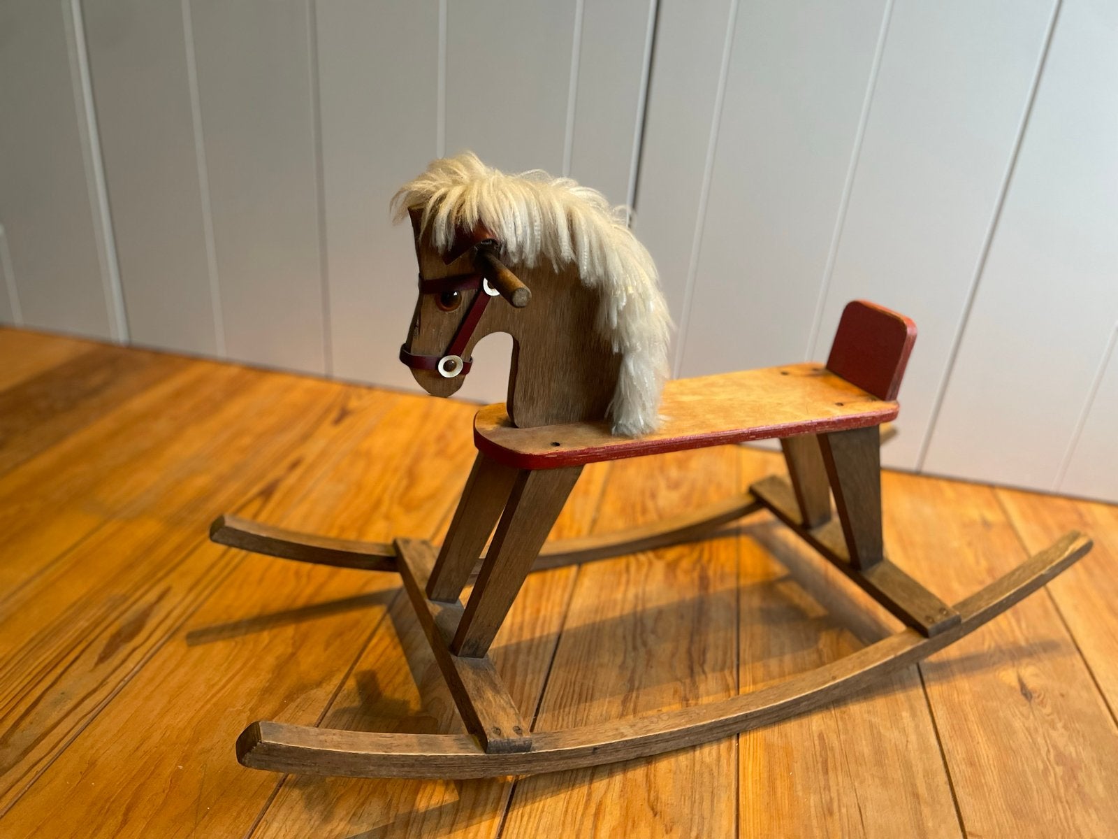 Vintage Houten Hobbelpaard Jaren '50 - Nostalgisch Speelgoed, Ophalen
