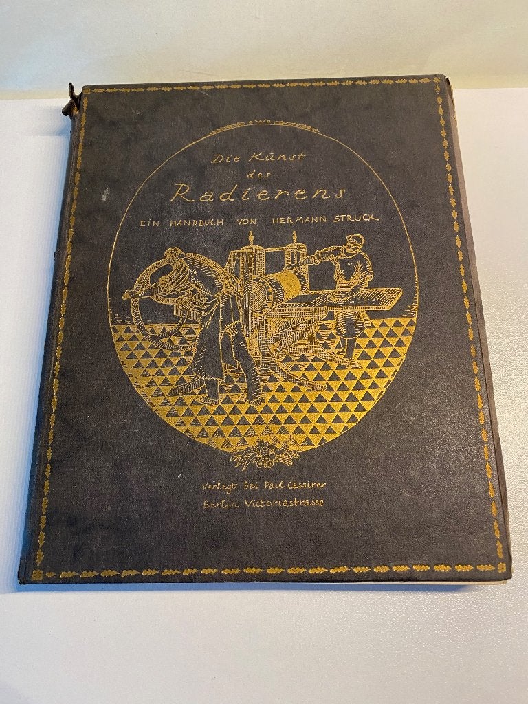 Boek "Die Kunst des Radierens"van Hermann Struck, Gelezen, Hermann Struck, Ophalen of Verzenden, Grafische vormgeving