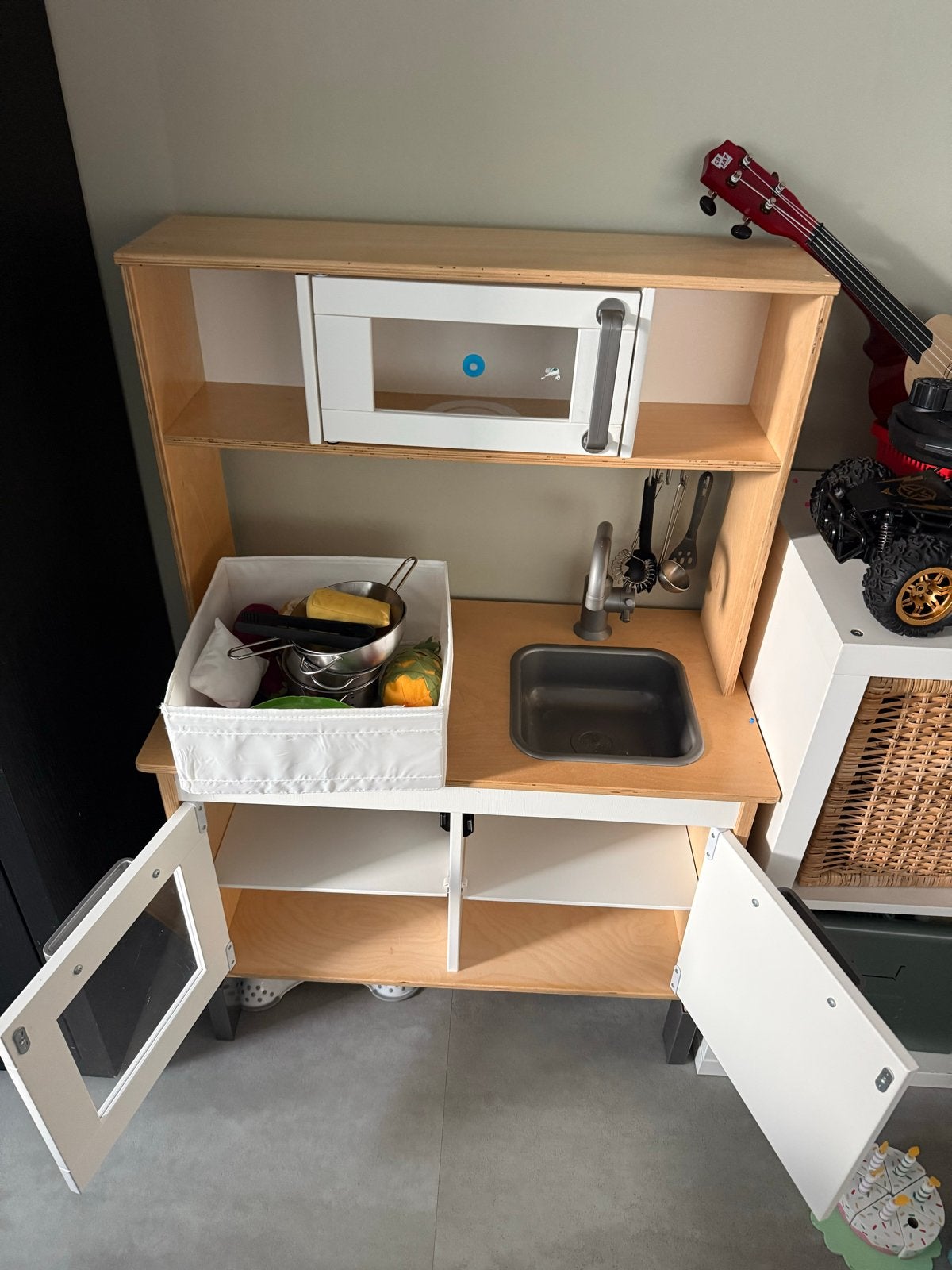 IKEA Speelkeuken met keukengerei, Ophalen, Gebruikt, Hout, Speelkeuken