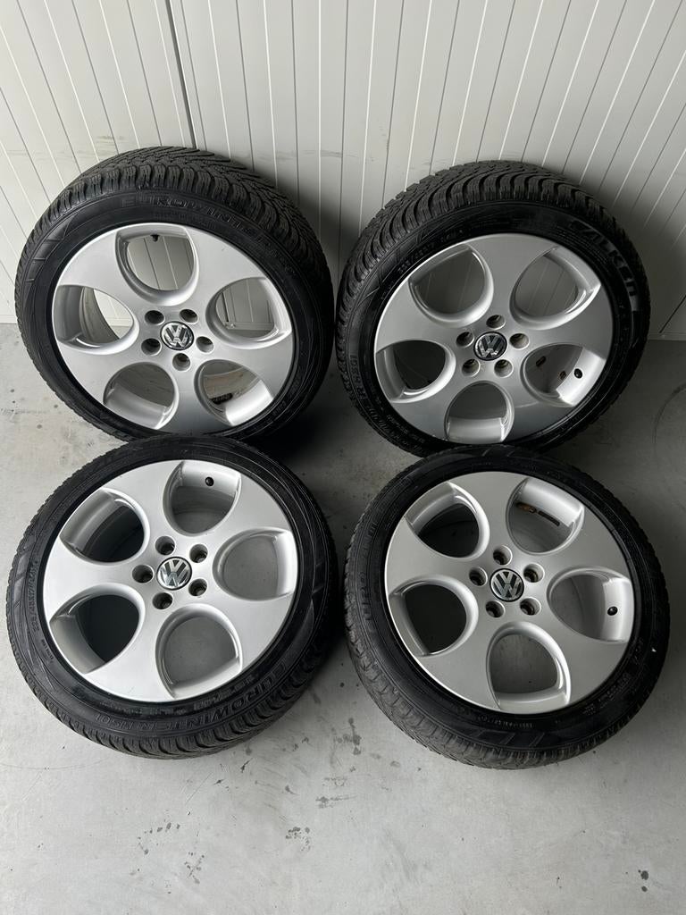 Originele Volkswagen Golf 5 6 7 GTI Detroit 17 Inch 5x112 Wi, Banden en Velgen, 17 inch, Personenwagen, 225 mm