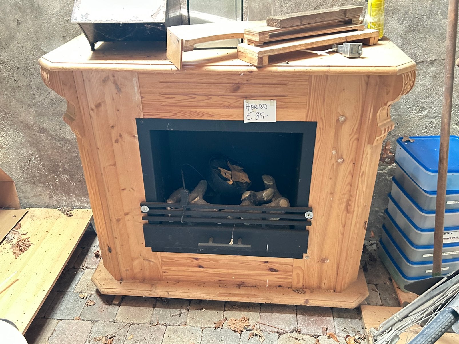 stoffige schouw zoekt nieuwe eigenaar, Ophalen, Gebruikt, Vrijstaande haard, Houthaard
