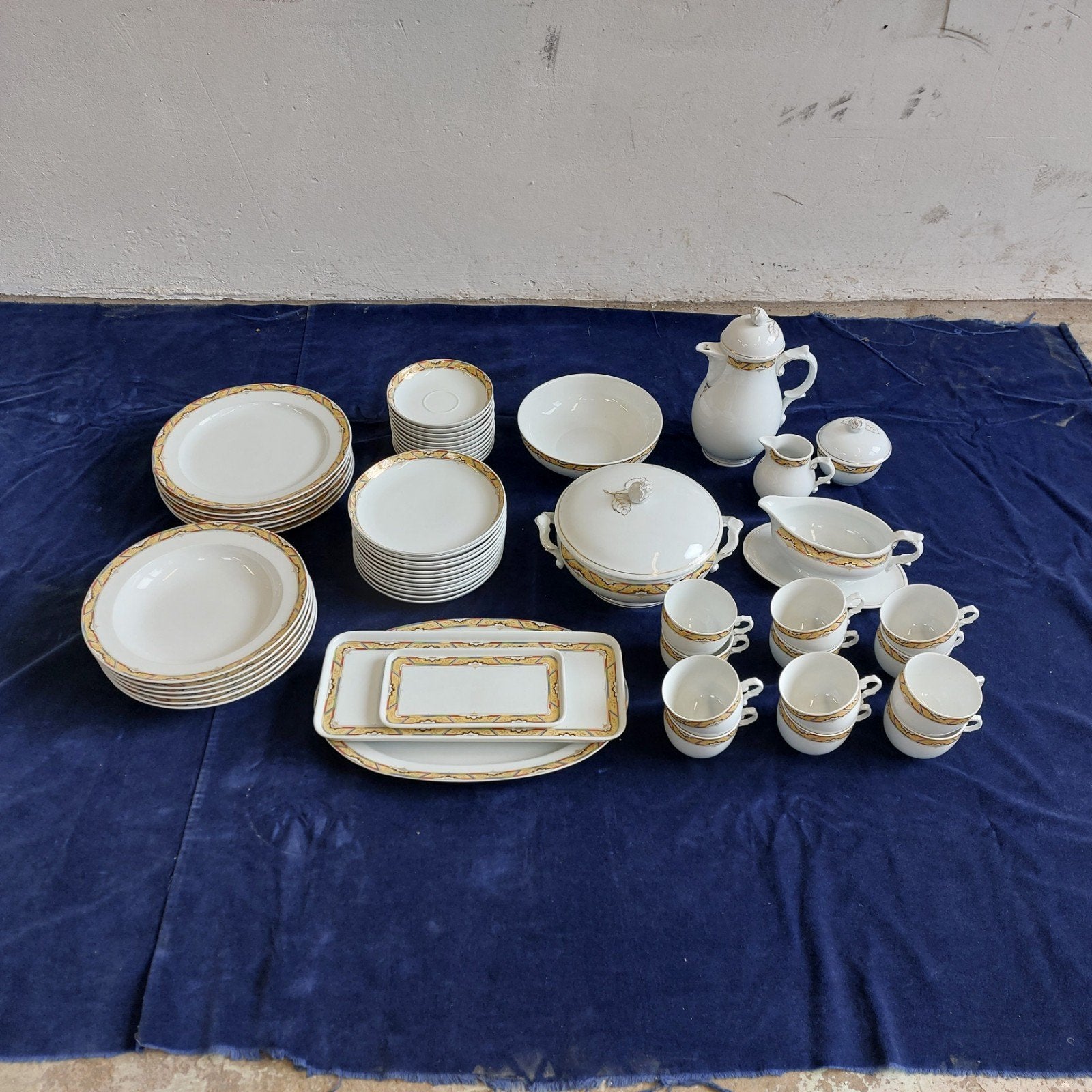 Fürstenberg servies, 57-delig, Ophalen