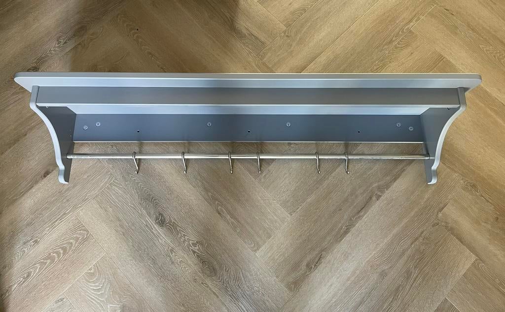 Tornviken wandplank 120cm grijs, Ophalen, Zo goed als nieuw