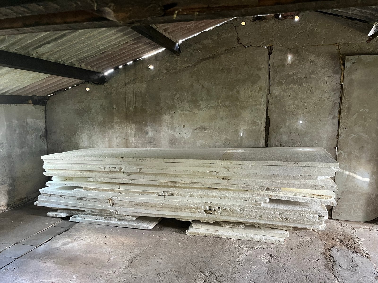 Gebruikte Tempex isolatieplaten 5cm, Ophalen, Dakisolatie, 4 tot 8 cm, Gebruikt