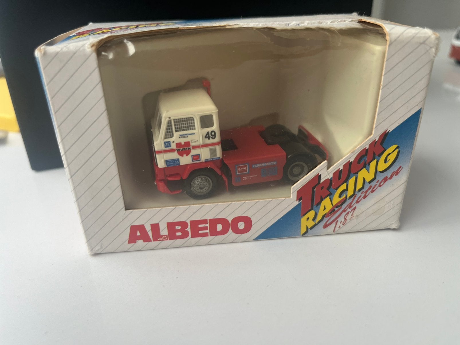 Albedo Wurth Race Truck in doos 1:87, Ophalen of Verzenden, Zo goed als nieuw, Bus of Vrachtwagen, Overige merken