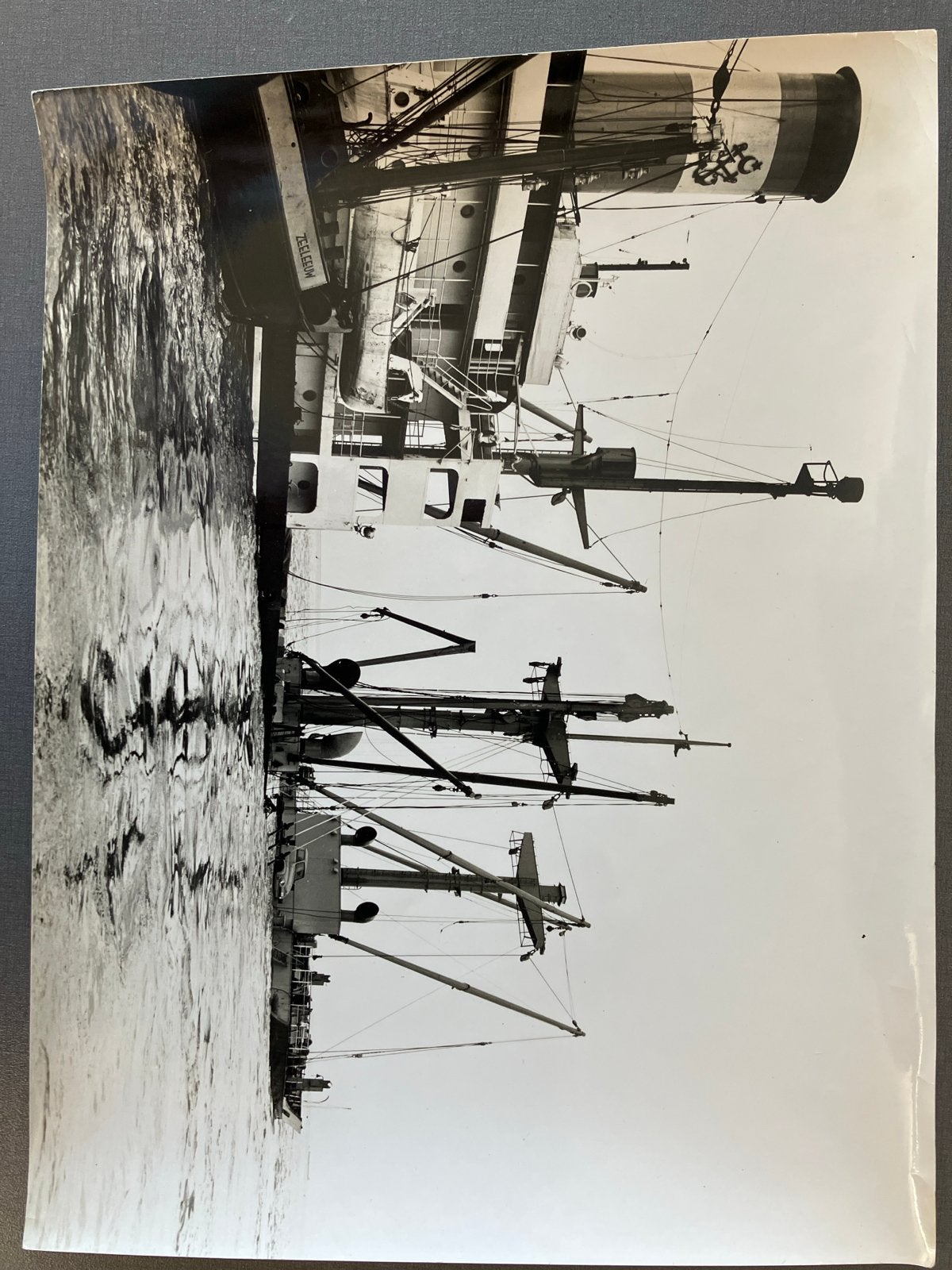 Foto Turks SS Aydin schip aanvaring 1958, Verzenden, Gebruikt, Kaart, Foto of Prent