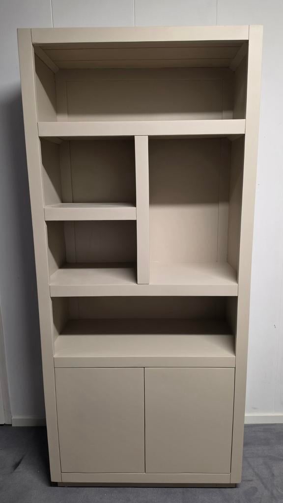 Vakkenkast Brussel Sand 90 cm - Push-to-open deuren, Ophalen, Met deur(en), Info@meubeloutletmeppel.nl, Brussel