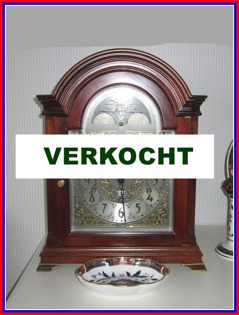 Kieninger: FRANSE PENDULE met Speelwerk, Datum en Maanstand, Ophalen, Gebruikt, Analoog, Wekker of Tafelklok