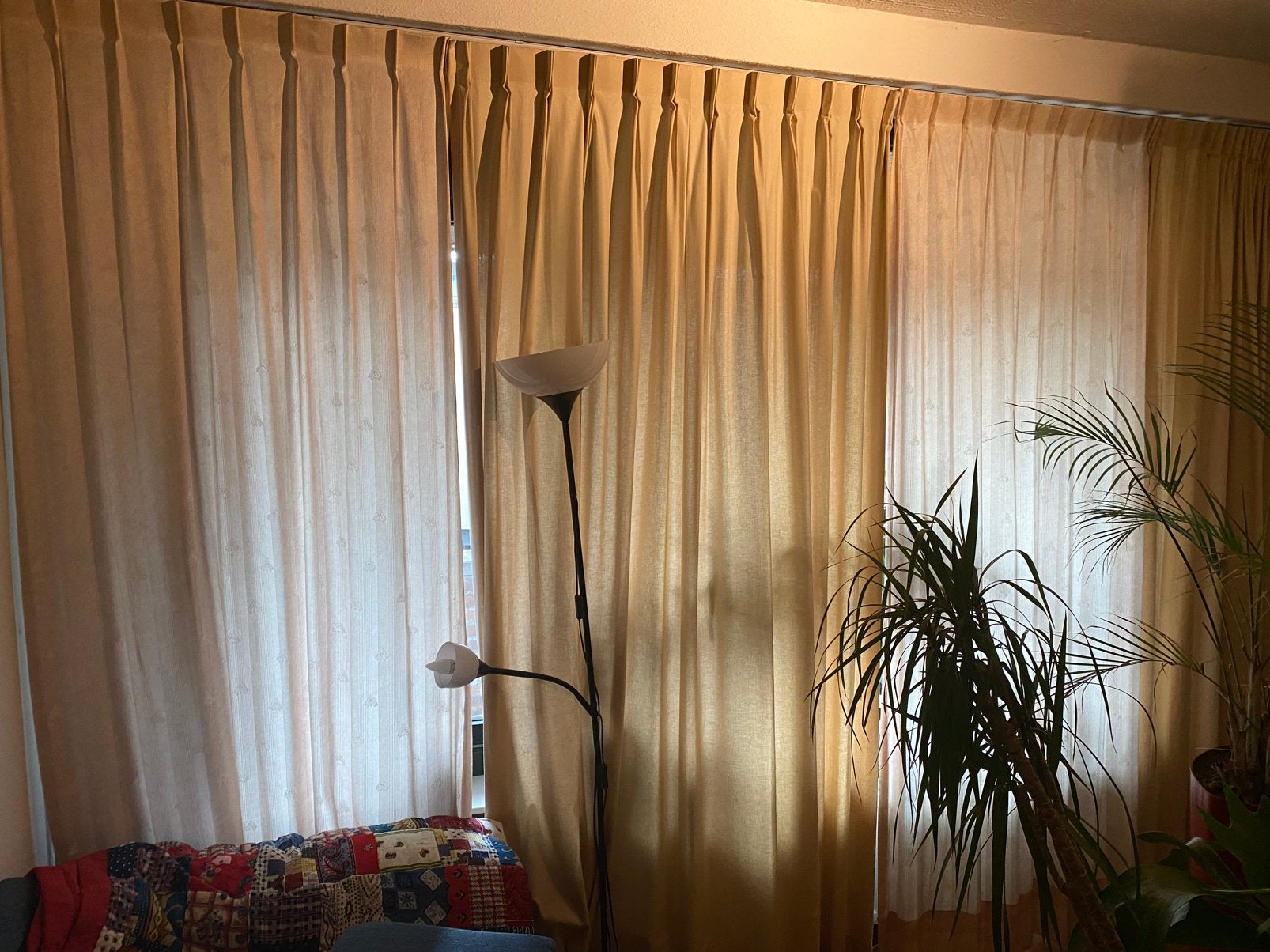 Gordijnen, 5 delen, Huis en Inrichting, Stoffering | Gordijnen en Lamellen, Ophalen of Verzenden