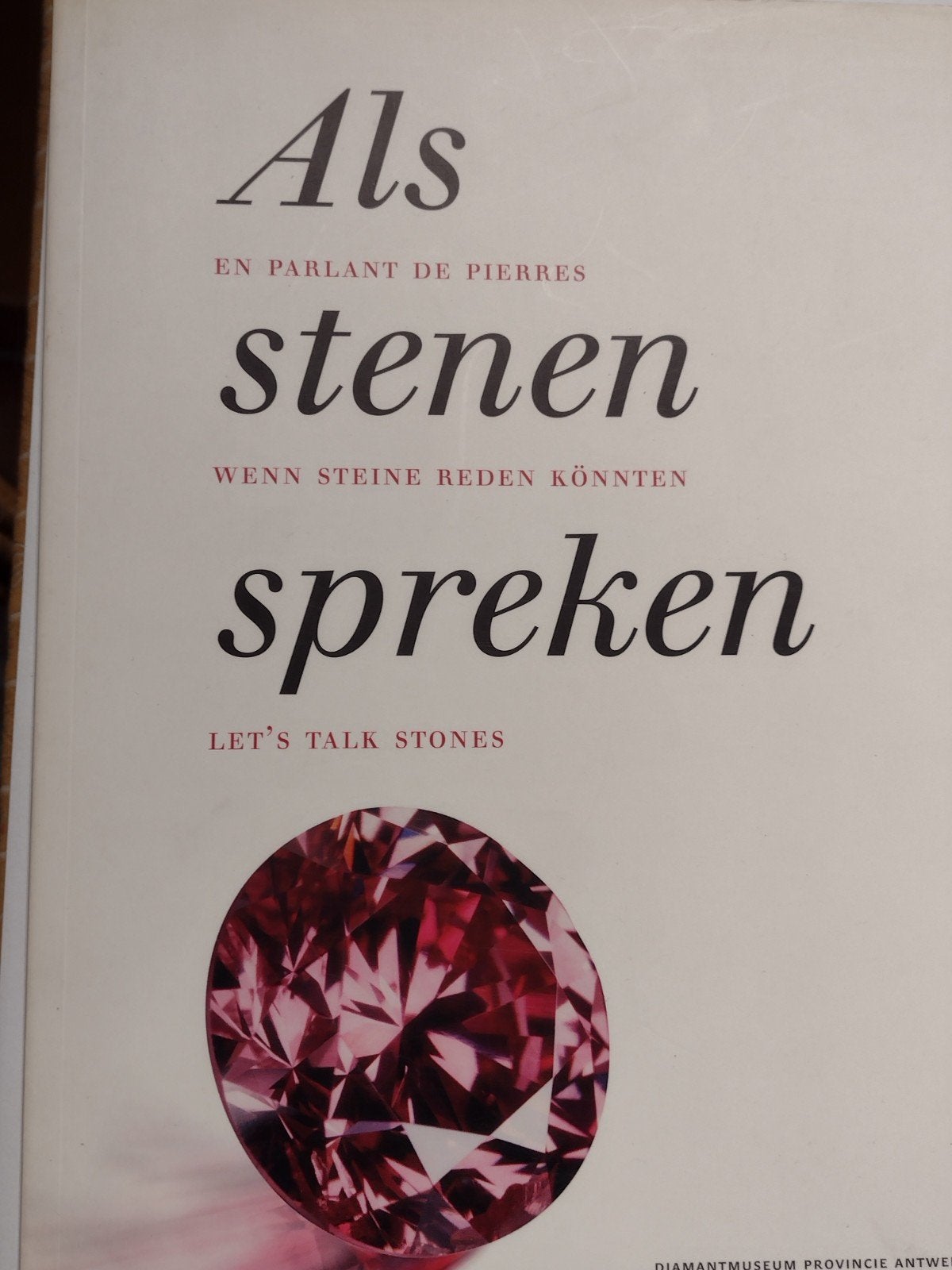 boek : als stenen spreken / Diamantmuseum Antwerpen, Ophalen, Overige typen